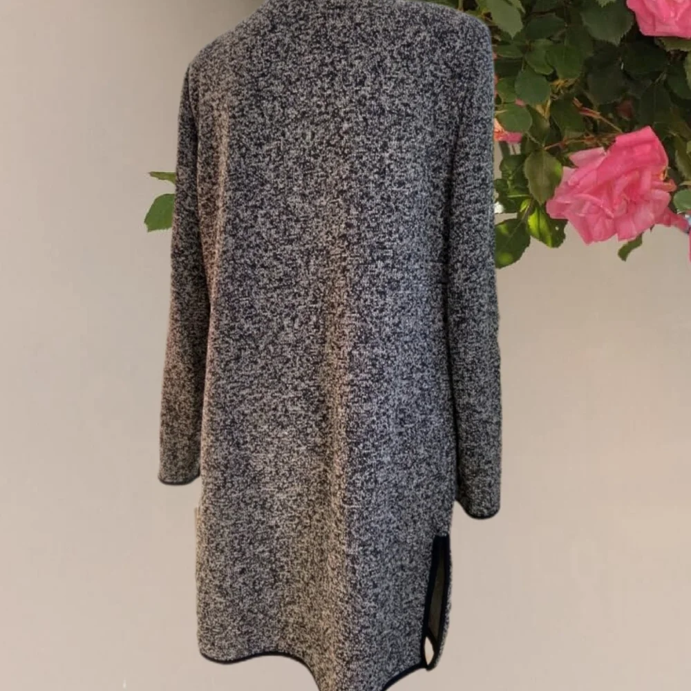Elegant TAHARI Arthur Levine Open Front Jacket Classic Courture Timeless Tweed